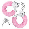 Розовые игровые наручники Blush Novelties Cuffs BL-55410