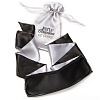 Чёрно-серая повязка на глаза Fifty Shades of Grey Satin Deluxe Blindfold FS-40178