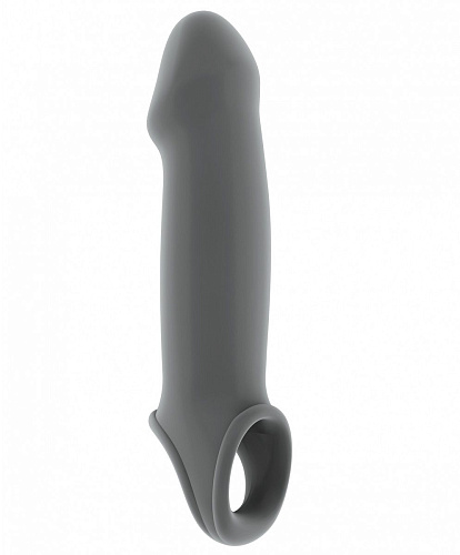 Серая насадка на пенис Shots Media BV SONO №17 SON017GRY