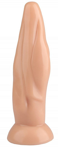 Телесная фигурная анальная втулка Сумерки богов 1017-14 BX DD (22,5 см)