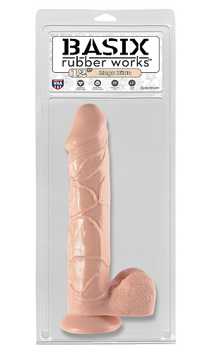 Телесный фаллоимитатор-гигант Pipedream 12 Mega Dildo PD4232-21 (32,4 см)