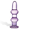 Фиолетовый анальный стимулятор Glas Purple Popper GLAS-50 (13 см)