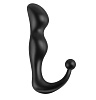 Чёрный С-образный анальный стимулятор Pipedream Deluxe Perfect Plug PD4621-23 (14 см)