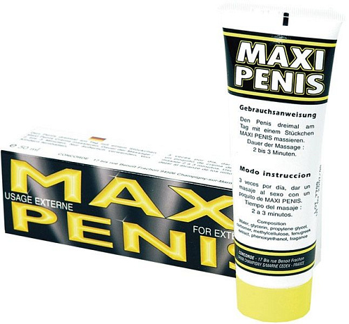 Крем для увеличения члена Maxi Penis - 50 мл. Lubrix DEL385