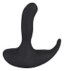 Чёрный вибростимулятор простаты с 8 режимами вибрации и движущимся язычком Orion 0588342