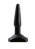 Чёрный анальный стимулятор Lola toys Small Anal Plug 510269lola (12 см)