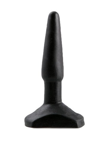 Чёрный анальный стимулятор Lola toys Small Anal Plug 510269lola (12 см)