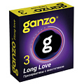 Презервативы с анестетиком для продления удовольствия Ganzo Long Love №3 (3 шт)