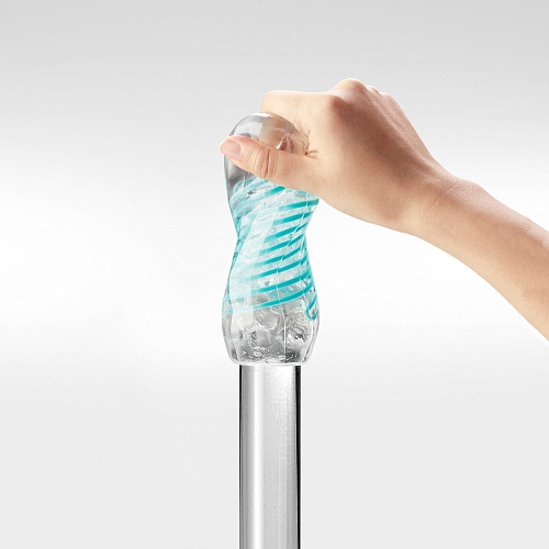 Голубой мастурбатор Tenga SPINNER Tetra SPN-001