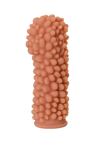 Насадка на фаллос телесного цвета с пузыриками по всей поверхности KOKOS Extreme Sleeve ES.008-S (12,7 см)