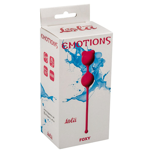 Розовые вагинальные шарики Lola toys Emotions Foxy 4001-02Lola