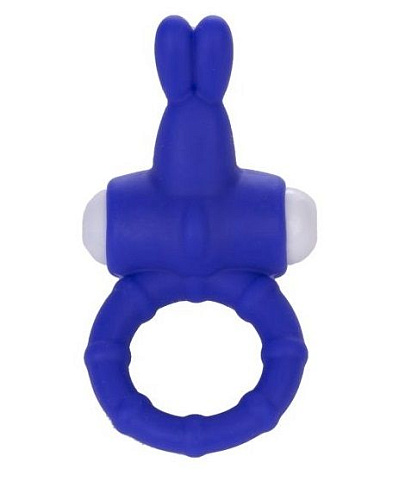 Фиолетовое виброкольцо с зайчиком для клиторального массажа Lovetoy Power Rabbit Clit Cockring LV1423-purple