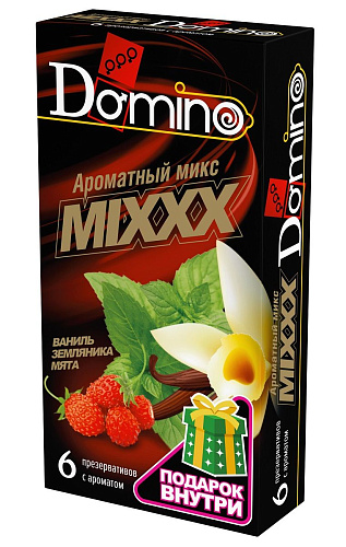 Ароматизированные презервативы Domino «Ароматный микс» №6 (6 шт)