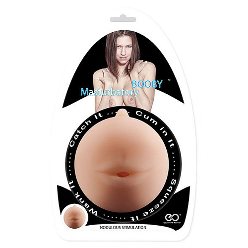 Компактный мастурбатор-ротик телесного цвета NMC BOOBY 150212