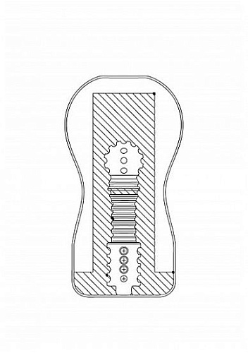 Мастурбатор-ротик телесного цвета Shots Media BV Easy Rider Mouth  SHT016-2
