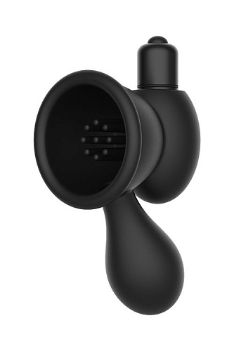 Чёрные вибронакладки для сосков Dream Toys VIBRATING NIPPLE TEASERS 21748