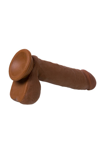 Коричневый фаллоимитатор-реалистик ToyFa Mr.Gomez 982102-1 (21 см)