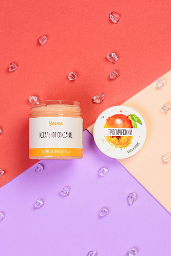 Скраб для тела ToyFa «Тропический» с ароматом манго и папайи 722303