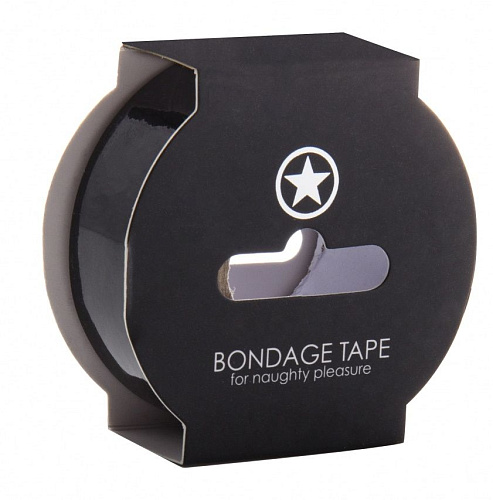 Лента Non Sticky Bondage Tape - 17,5 м. Shots Media BV OUBT003BLK