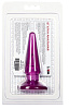 Фиолетовая анальная пробка ToyFa BUTT PLUG 881303-4 (9,5 см)