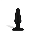 Чёрный плаг из ультрабархатистого силикона Hustler HT-B3-BLK (12 см)