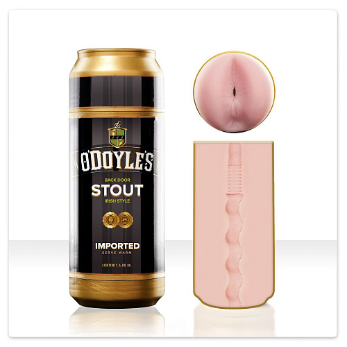Необычный мастурбатор-анус телесного цвета в банке Fleshlight O’Doyle’s Stout FL792