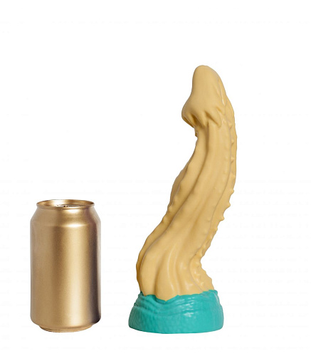 Бежевый фаллоимитатор Erasexa «Песчаная Змея» medium zoo98