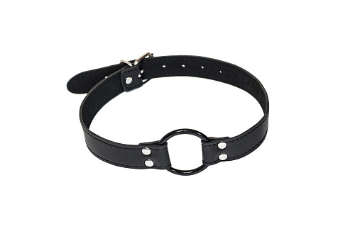 Чёрный кляп-кольцо Lola toys Modesty 1143-01lola