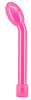 Розовый изогнутый вибромассажёр Seven Creations G POWER 51123 (18,5 см)