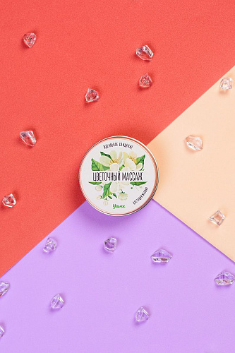 Массажная свеча с ароматом жасмина ToyFa «Цветочный массаж»  722009