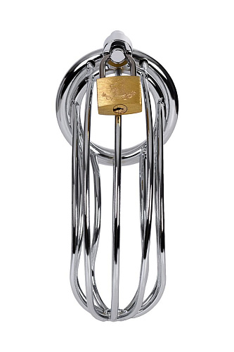 Стальной пояс верности на замочке ToyFa 717203