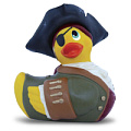 Вибратор уточка-пират Big Teaze Toys I Rub My Duckie Pirate Travel Size 10148