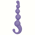 Упругая сиреневая цепочка California Exotic Novelties L Amour Premium Silicone Beaded Probes SE-4626-12-3 (17 см)