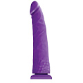 Фиолетовый фаллоимитатор без мошонки NS Novelties Pleasures Thin 8 Dildo NSN-0405-65 (20 см)