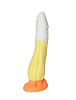 Бело-жёлтый фаллоимитатор Erasexa «Феникс» zoo32 (28 см)