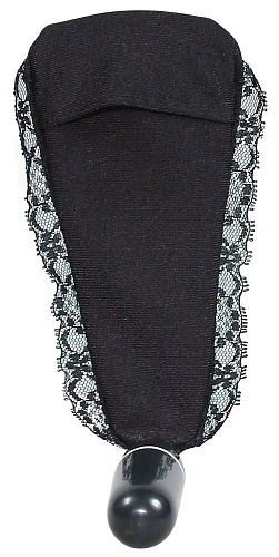 Чёрные трусики с виброэлементом на дистанционном управлении Orion 05753800000