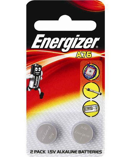Батарейки Energizer Alkaline 639317 (тип LR44/A76, 2 шт)