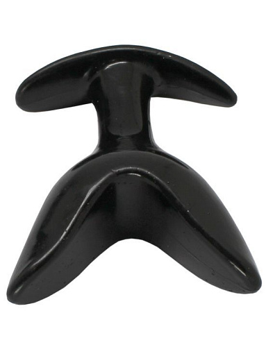 Анальная растягивающая пробка в чёрном цвете Eroticon 31039 (9,5 см)