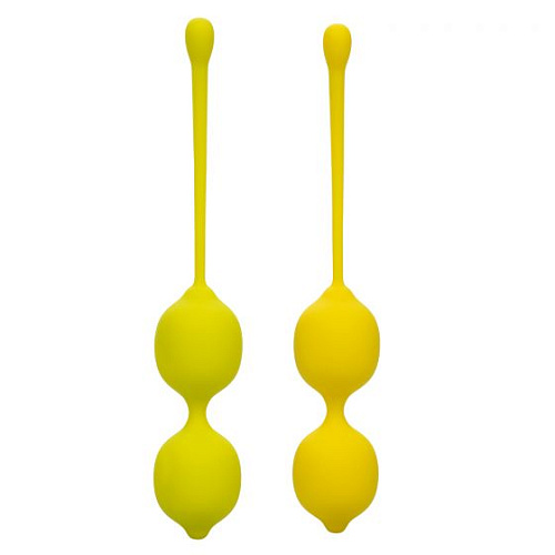 Набор вагинальных шариков-лимонов California Exotic Novelties Kegel Training Set Lemon SE-1290-30-3
