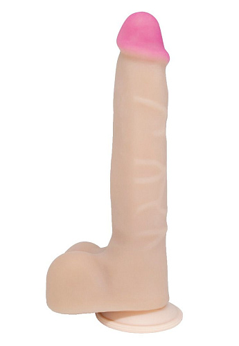 Телесный фаллоимитатор на присоске LOVETOY (А-Полимер) ANDROID Collection-II 552403 (23 см)