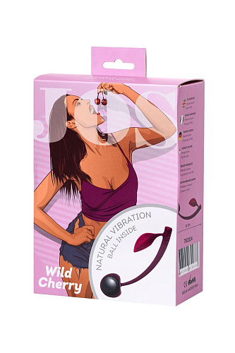 Бордовая вагинальная вишенка JOS WILD CHERRY 782024 (13 см)