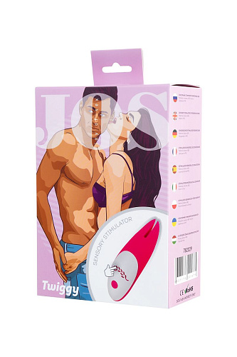 Розовый вибромассажёр JOS Twiggy 782029