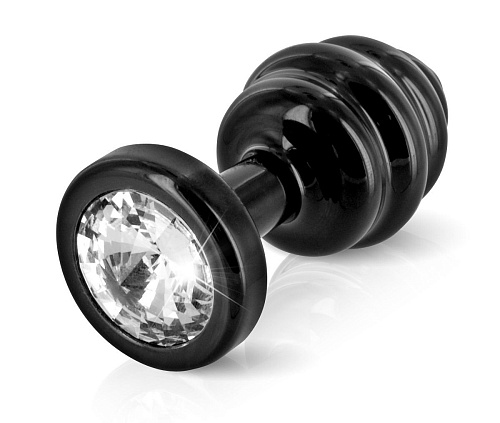 Чёрная анальная пробка DIOGOL ANNI Ano black T3 8120010033 (9 см)