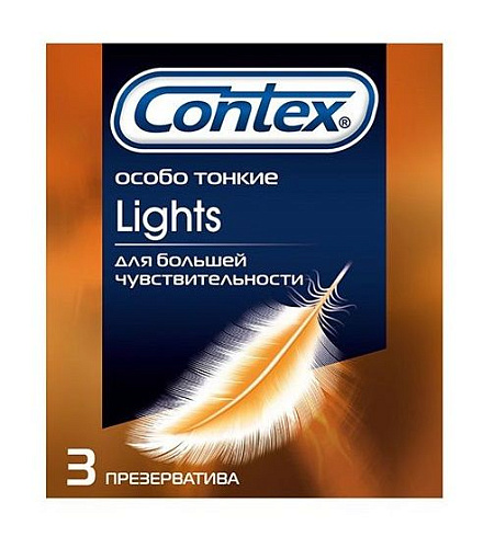 Особо тонкие презервативы Contex Contex Light №3 (3 шт)