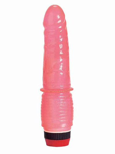 Розовый вибромассажёр Seven Creations LELLY 894JPR BX (20 см)