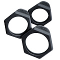 Набор из 3 чёрных насадок-колец VeDO Bolt 05357370000