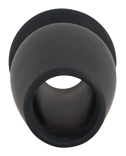 Большая пробка с тоннелем в чёрном цвете Orion Lust Tunnel Plug XL 0525715 (13 см)