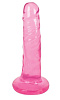 Розовый фаллоимитатор XR Brands Slim Stick Dildo AF798-Cherry (15,2 см)