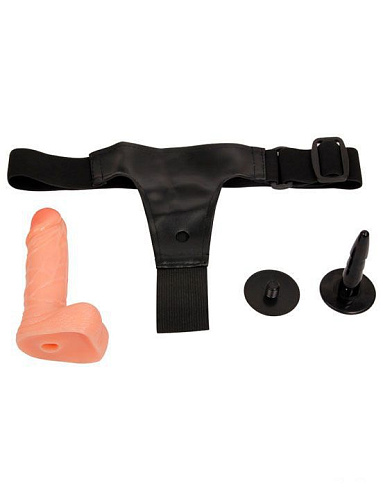 Женский телесный страпон Eroticon Domina 30413 (15 см)