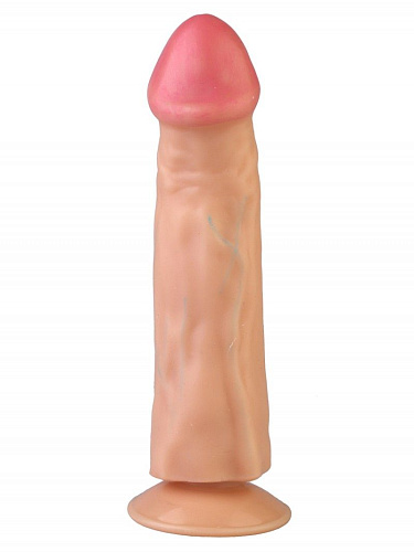 Реалистичный вибратор телесного цвета с присоской Сумерки богов 204-27 CD DD (19,5 см)